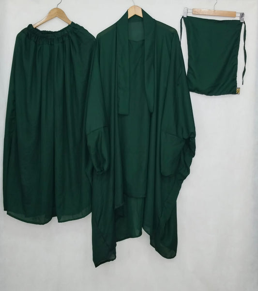 3-Piece Nikab Jilbab Skirt Set