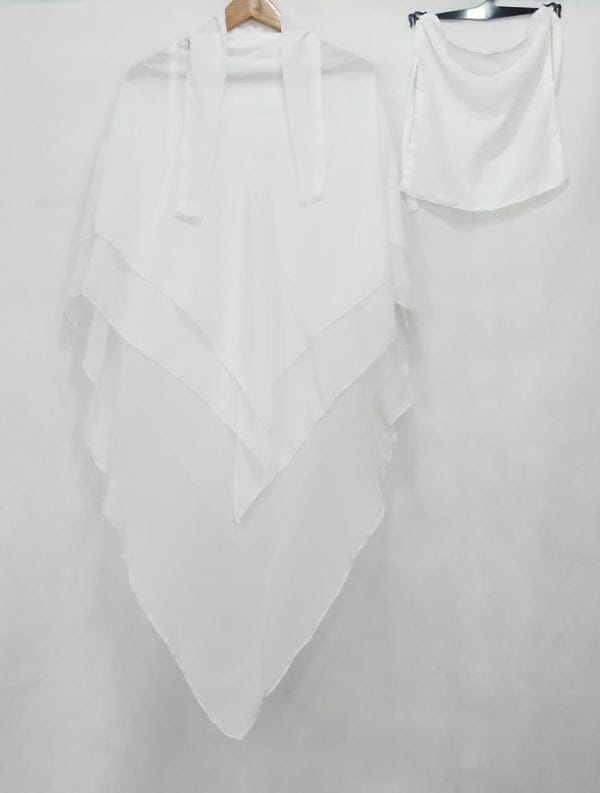 3 Layer Khimar With Nikab