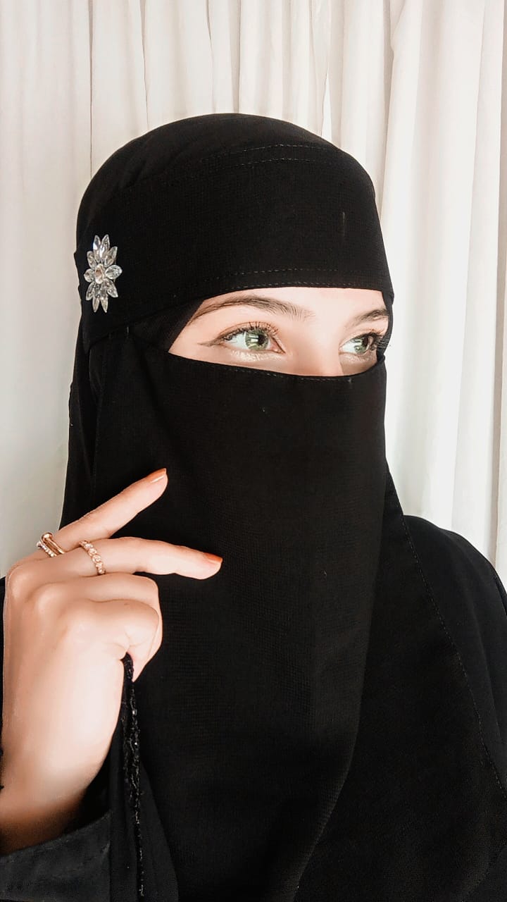 Premium Daimond Broch Saudi Nikab
