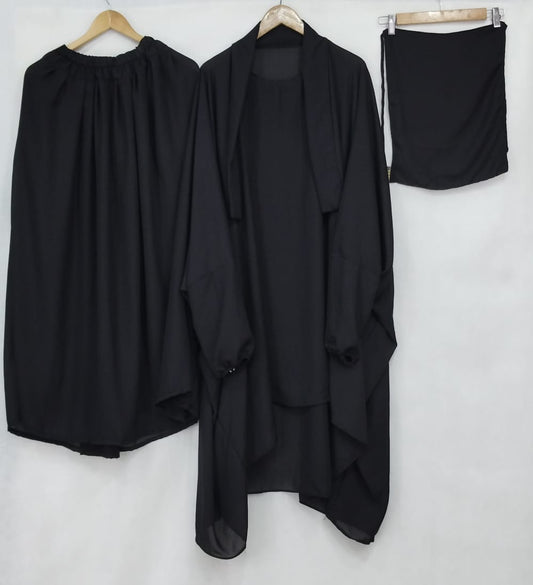 3-Piece Nikab Jilbab Skirt Set