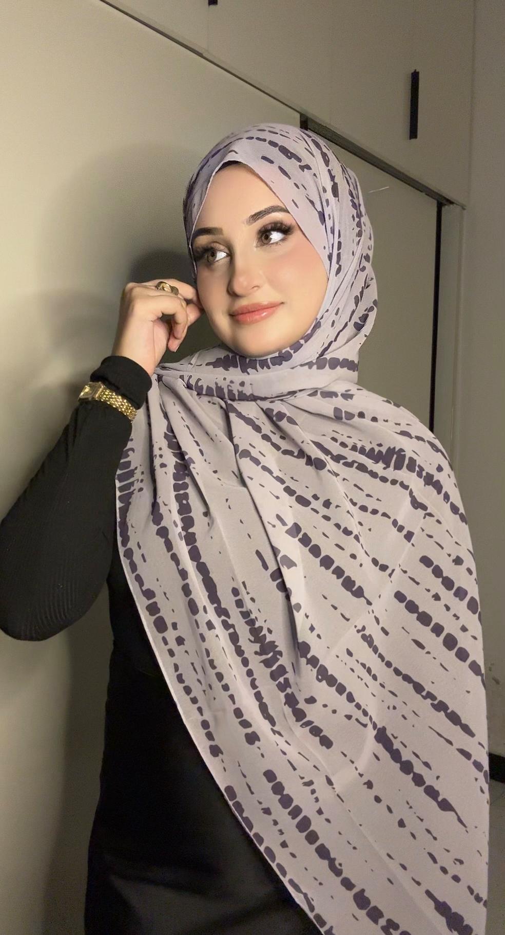 Ripple Chiffon Hijab