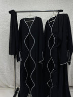 Srine in Black Abaya (Uper Gown With Scarf)