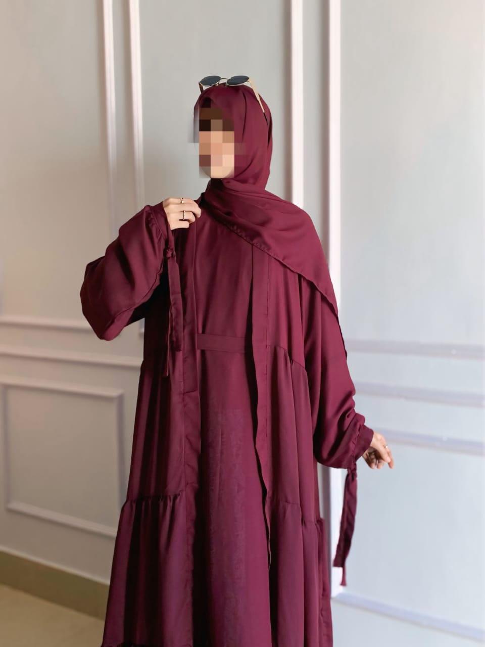 5 Piece Abaya Set