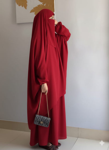 3-Piece Nikab Jilbab Skirt Set