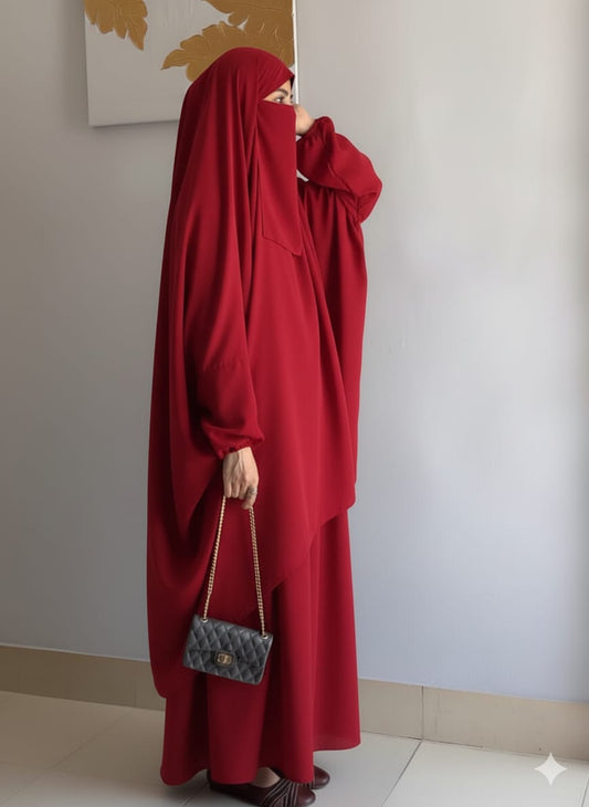 3-Piece Nikab Jilbab Skirt Set