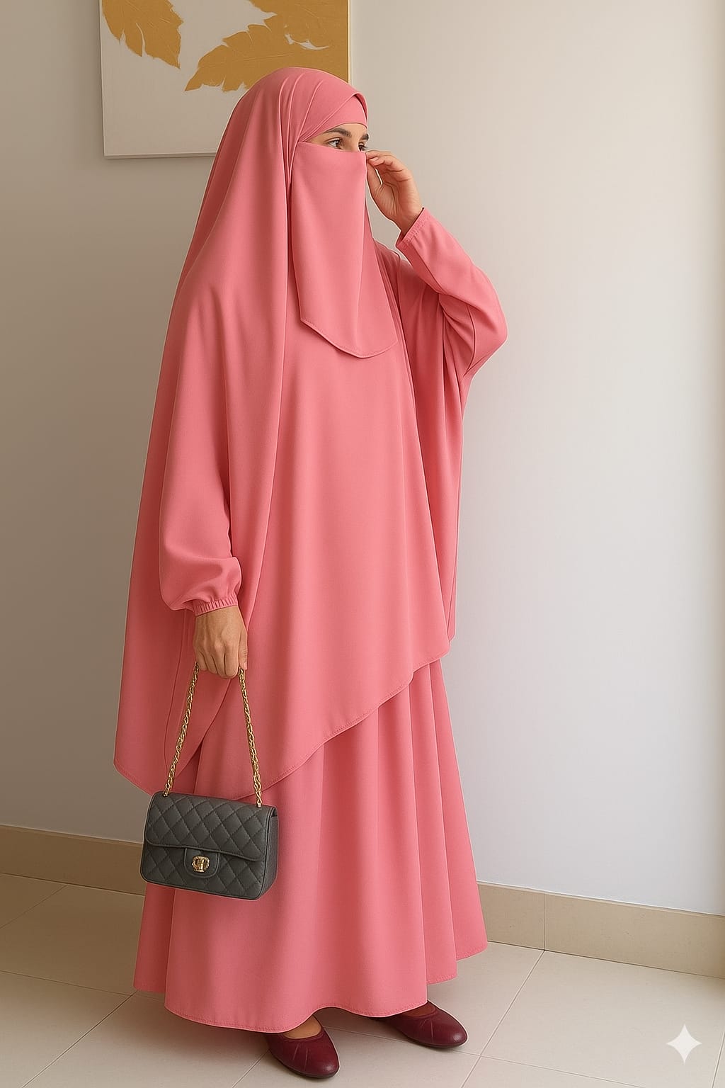 3-Piece Nikab Jilbab Skirt Set