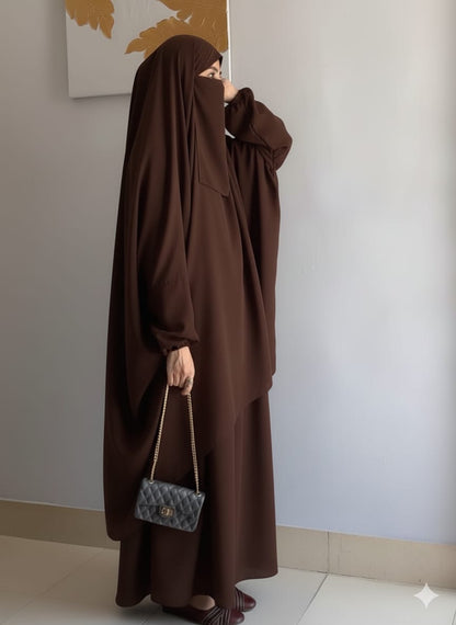 3-Piece Nikab Jilbab Skirt Set