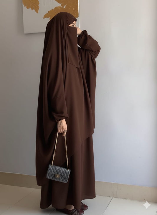 3-Piece Nikab Jilbab Skirt Set