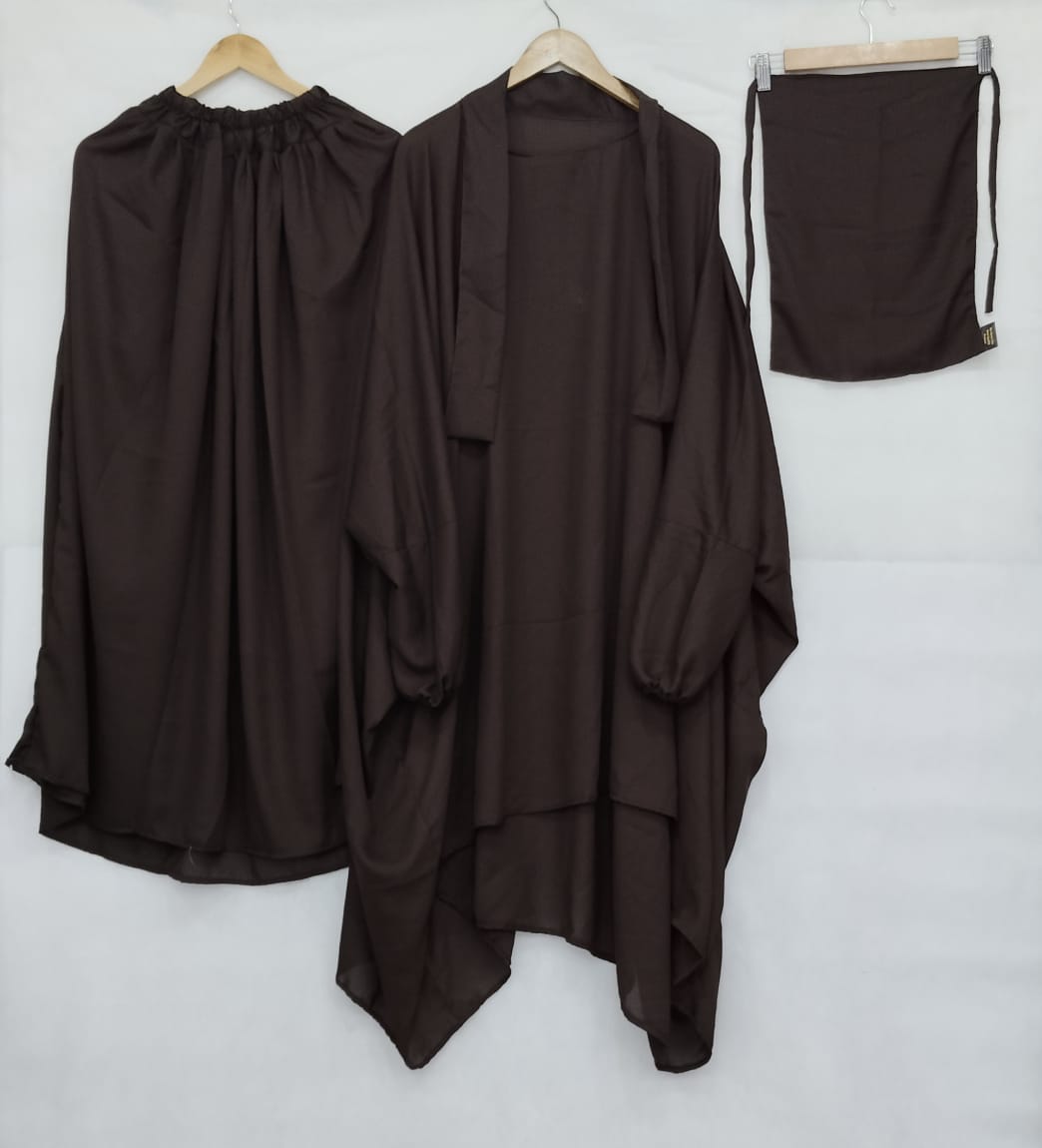 3-Piece Nikab Jilbab Skirt Set