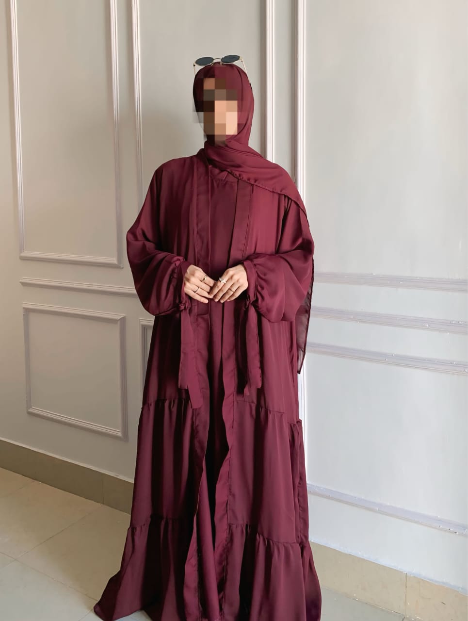 5 Piece Abaya Set