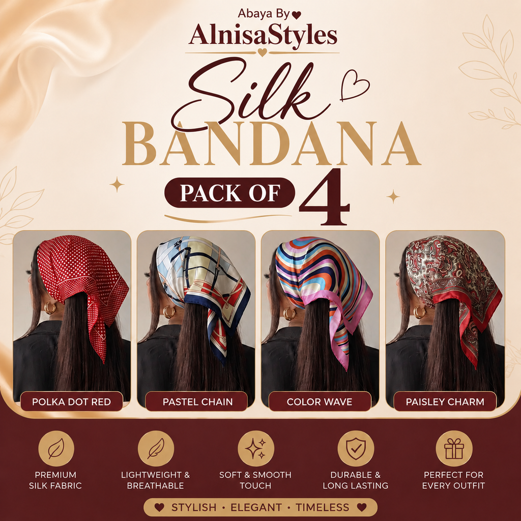 Silk Bandana Pack Of 4