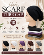 Under Scarf Tube Cap Pack Of 10