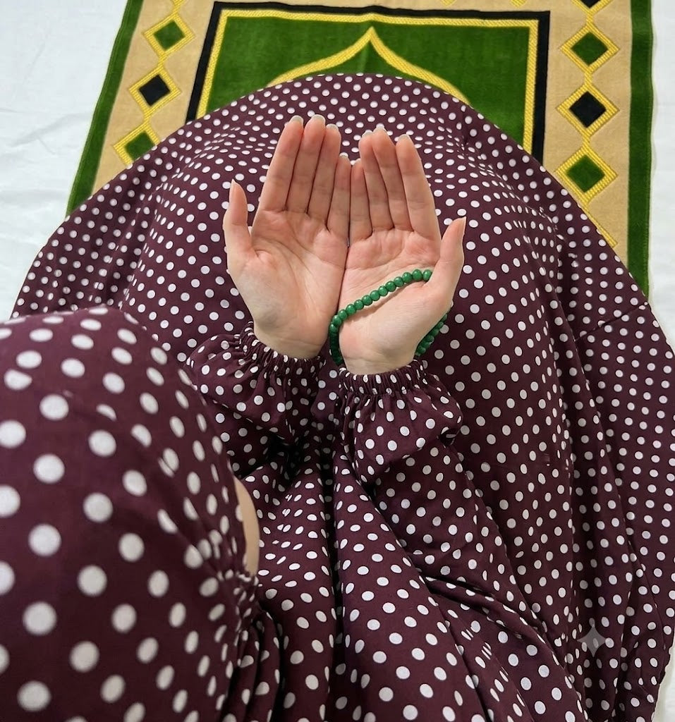 Big Size Full Coverage Namaz Chadar Full Sleeves Maroon
