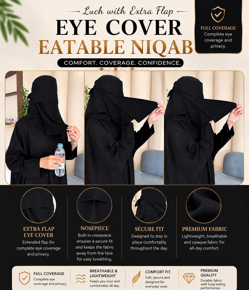 Eye Cover Eatable Niqab