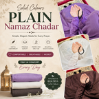 Big Size Full Coverage Plain Namaz Chadar Full Sleeves With Solid Colours