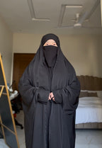 Iraqi Front Open Chadar Abaya With Zip