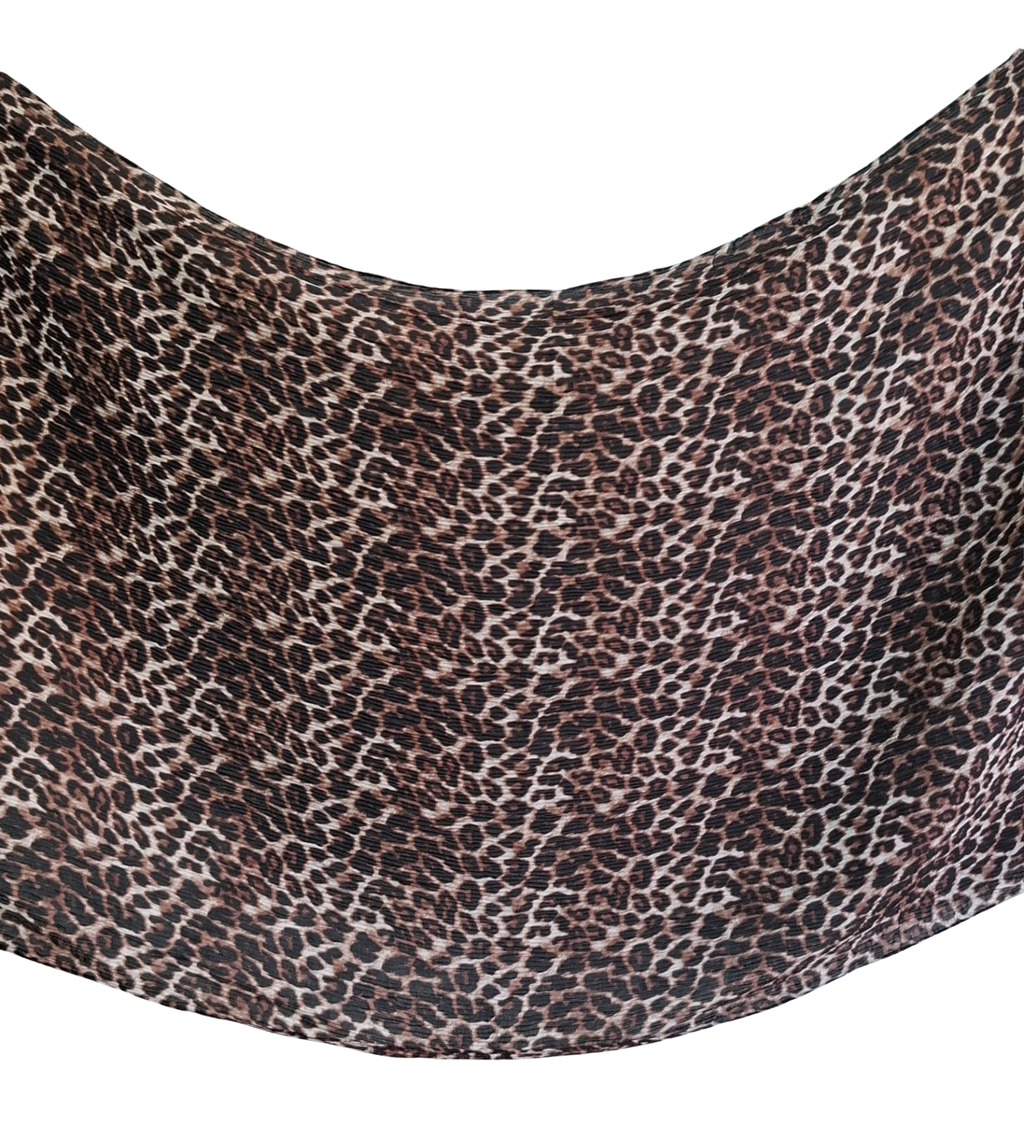 Crinkle Leopard Printed Hijab