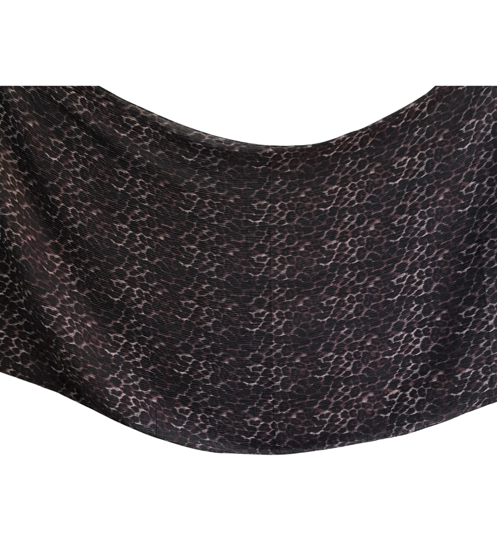 Crinkle Leopard Printed Hijab