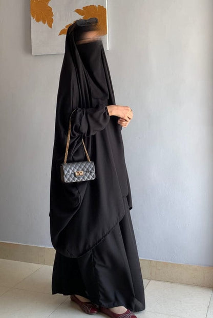 Elegant 3-Piece Nikab Jilbab Skirt Set