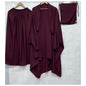 Elegant 3-Piece Nikab Jilbab Skirt Set