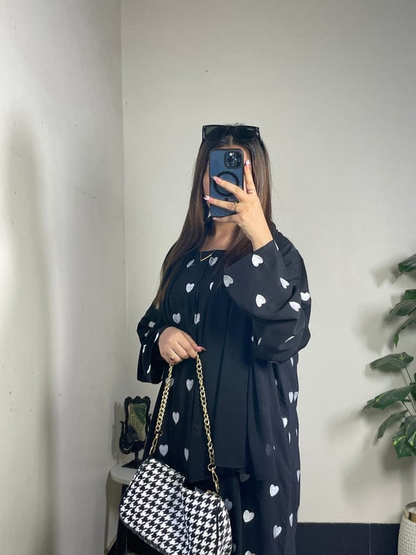 HEART FULL EMBROIDERED ABAYA