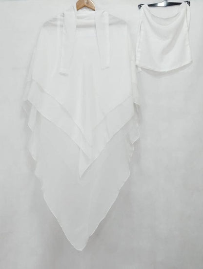 3 Layer Khimar With Nikab