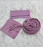 3-Piece Nikab Scarf Cap Set
