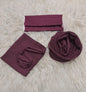 3-Piece Nikab Scarf Cap Set