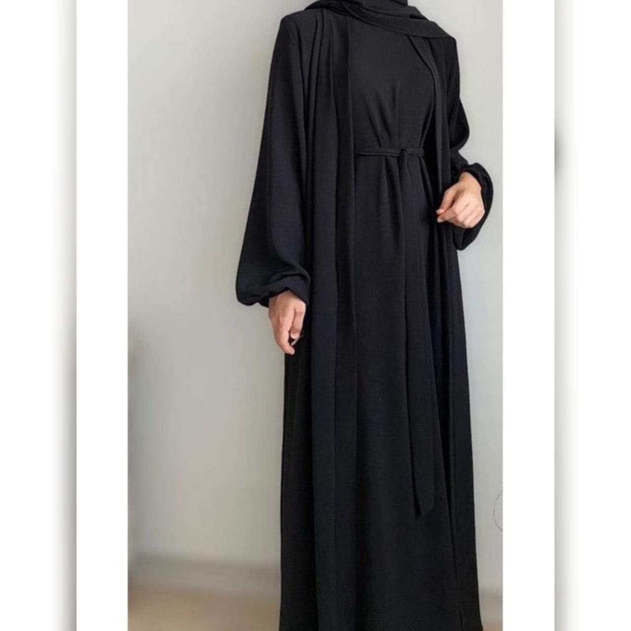 4 Piece Inner Gown Abaya Set
