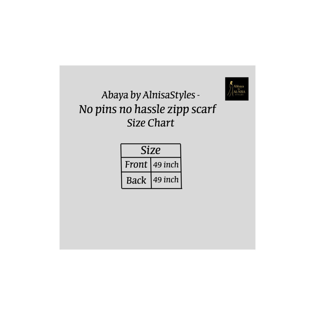 No Pins No Hassle Zipp Scarf
