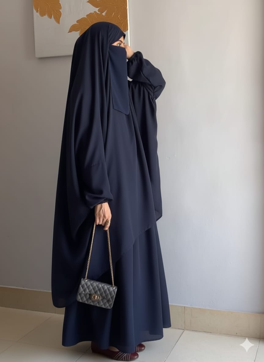 3-Piece Nikab Jilbab Skirt Set