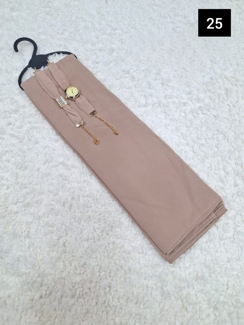 Hijab & Matching Watch + Bracelet Set