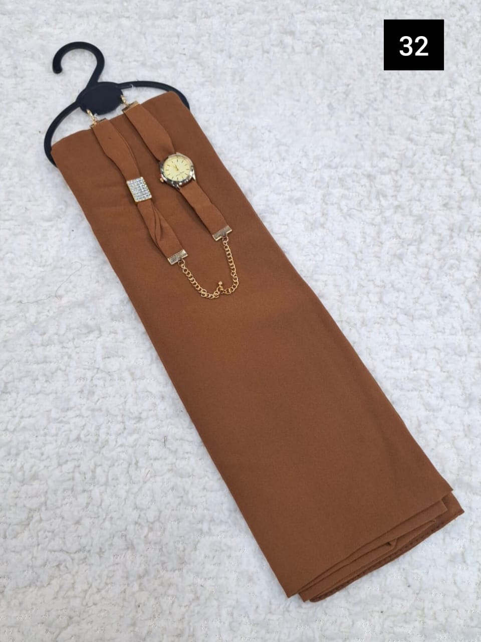 Hijab & Matching Watch + Bracelet Set