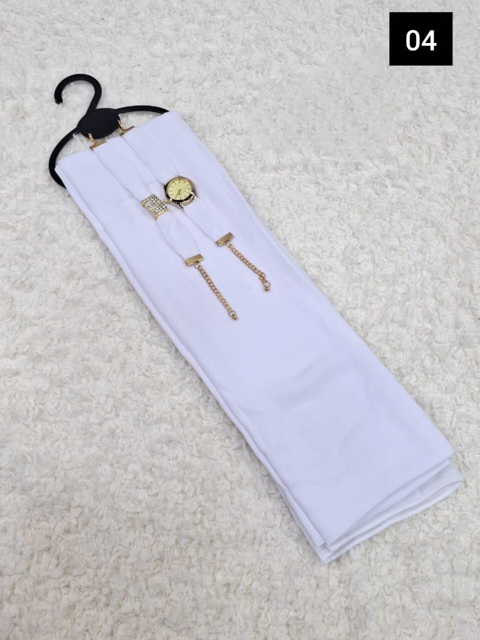 Hijab & Matching Watch + Bracelet Set