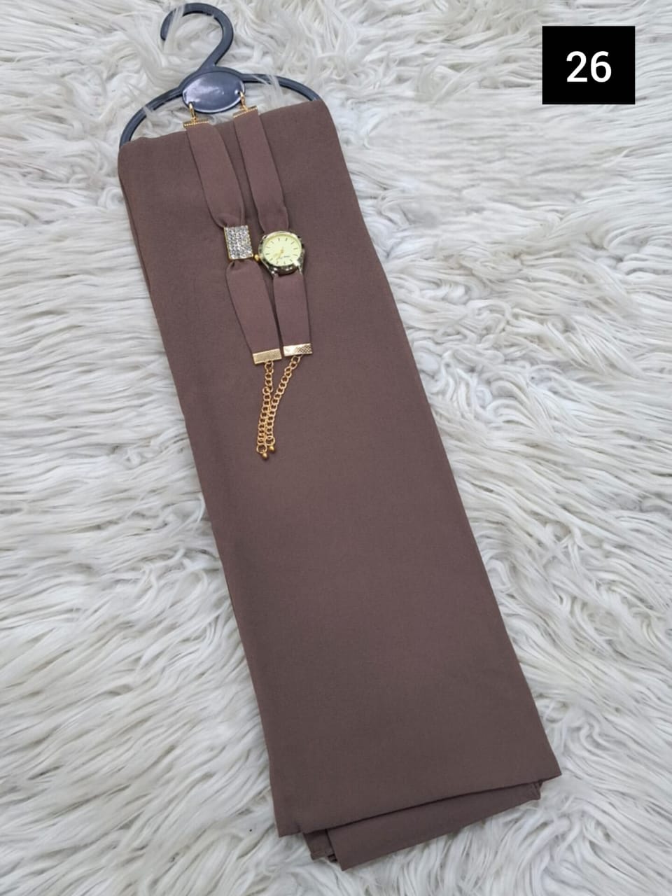 Hijab & Matching Watch + Bracelet Set