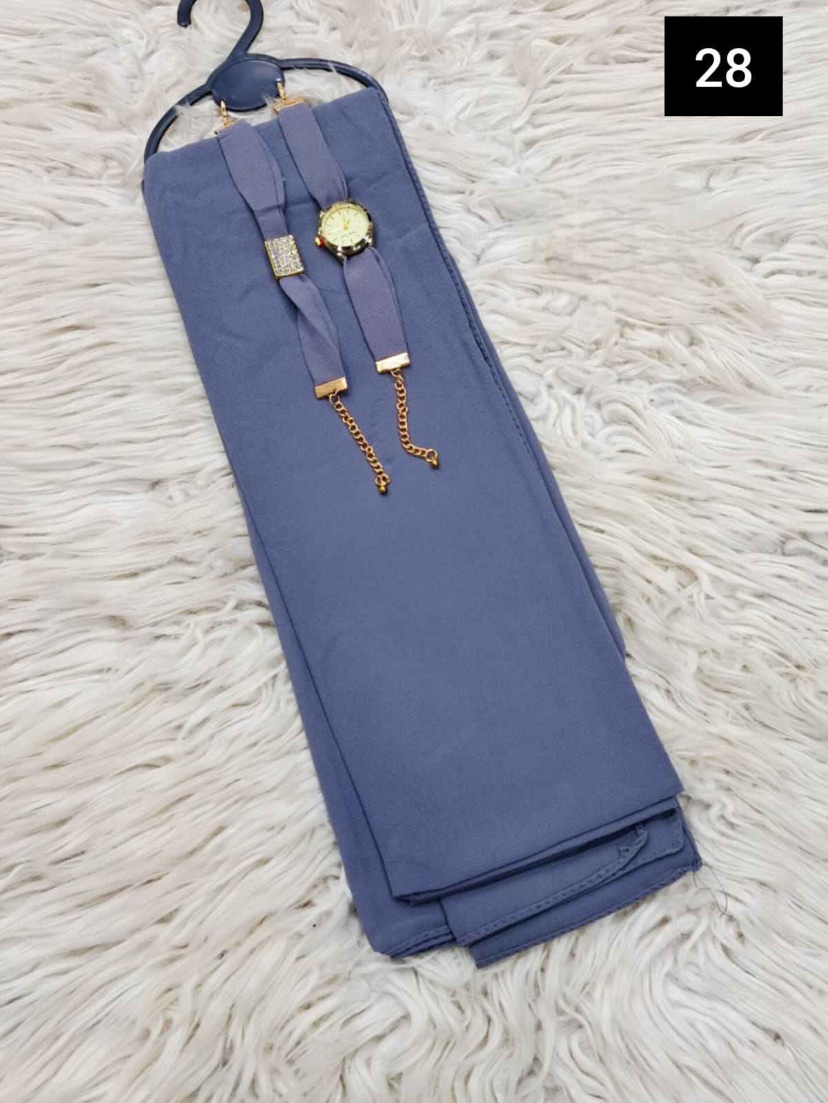 Hijab & Matching Watch + Bracelet Set