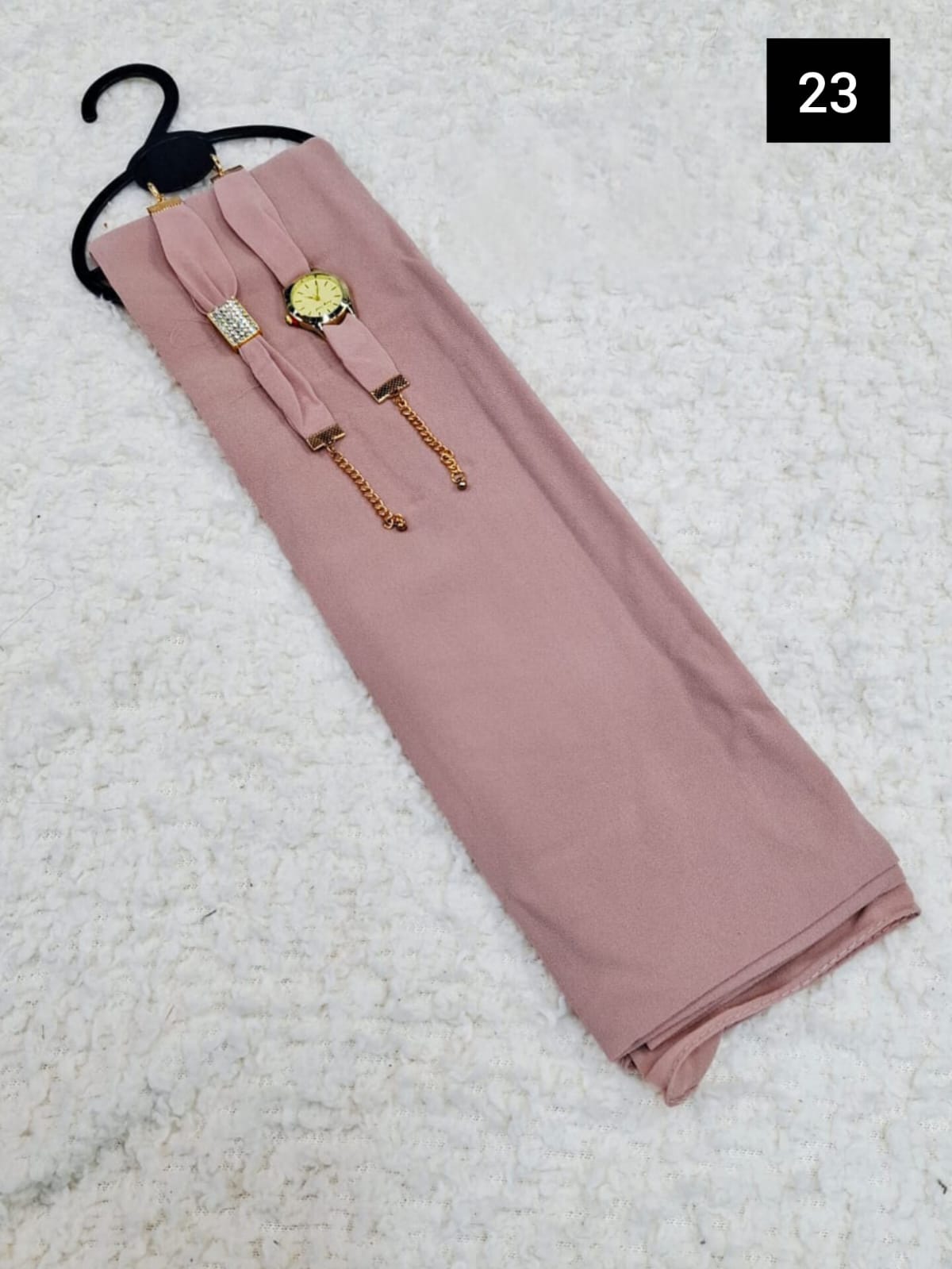 Hijab & Matching Watch + Bracelet Set