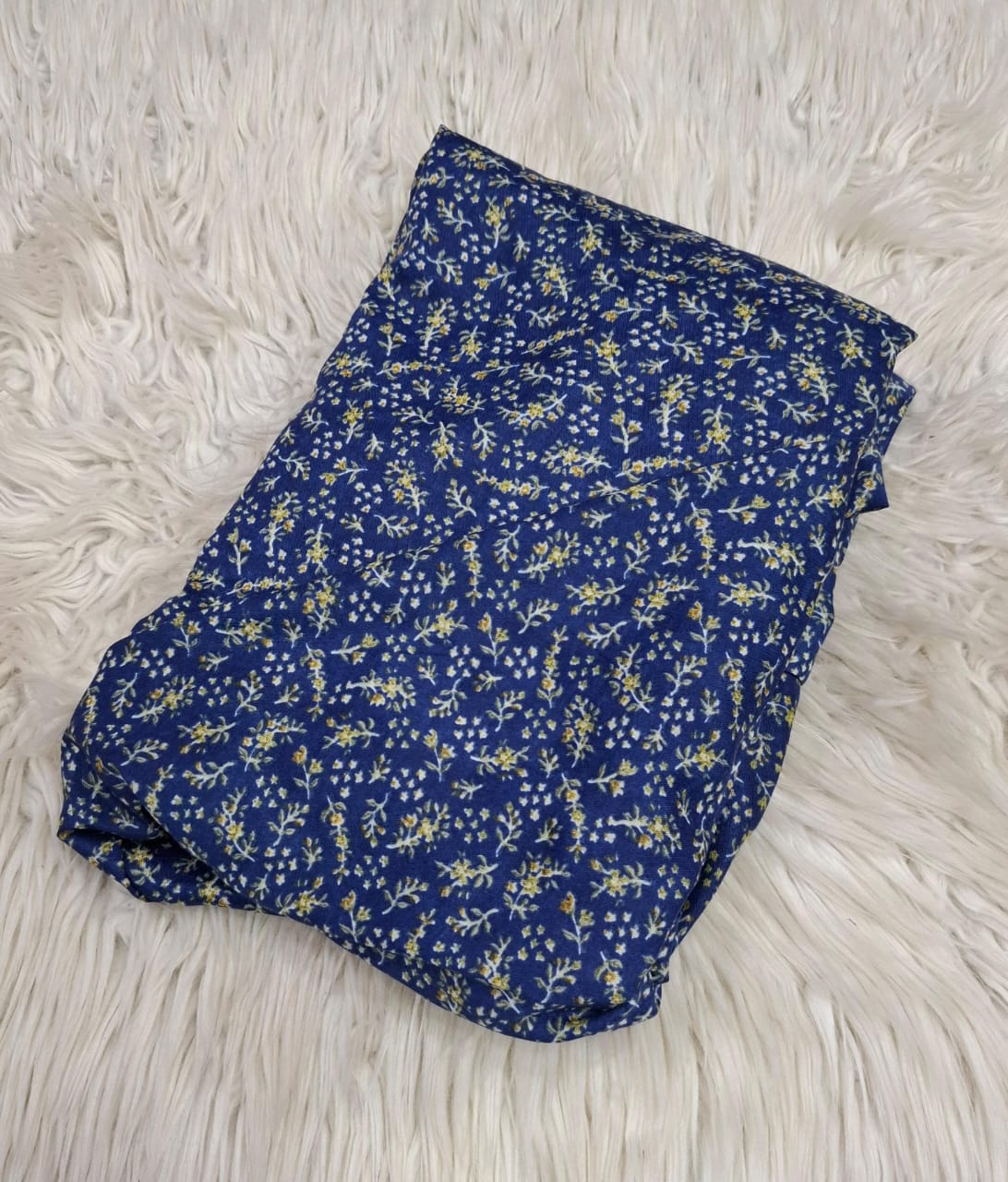 Big Size Full Coverage Namaz Chadar Full Sleeves Navy Blue