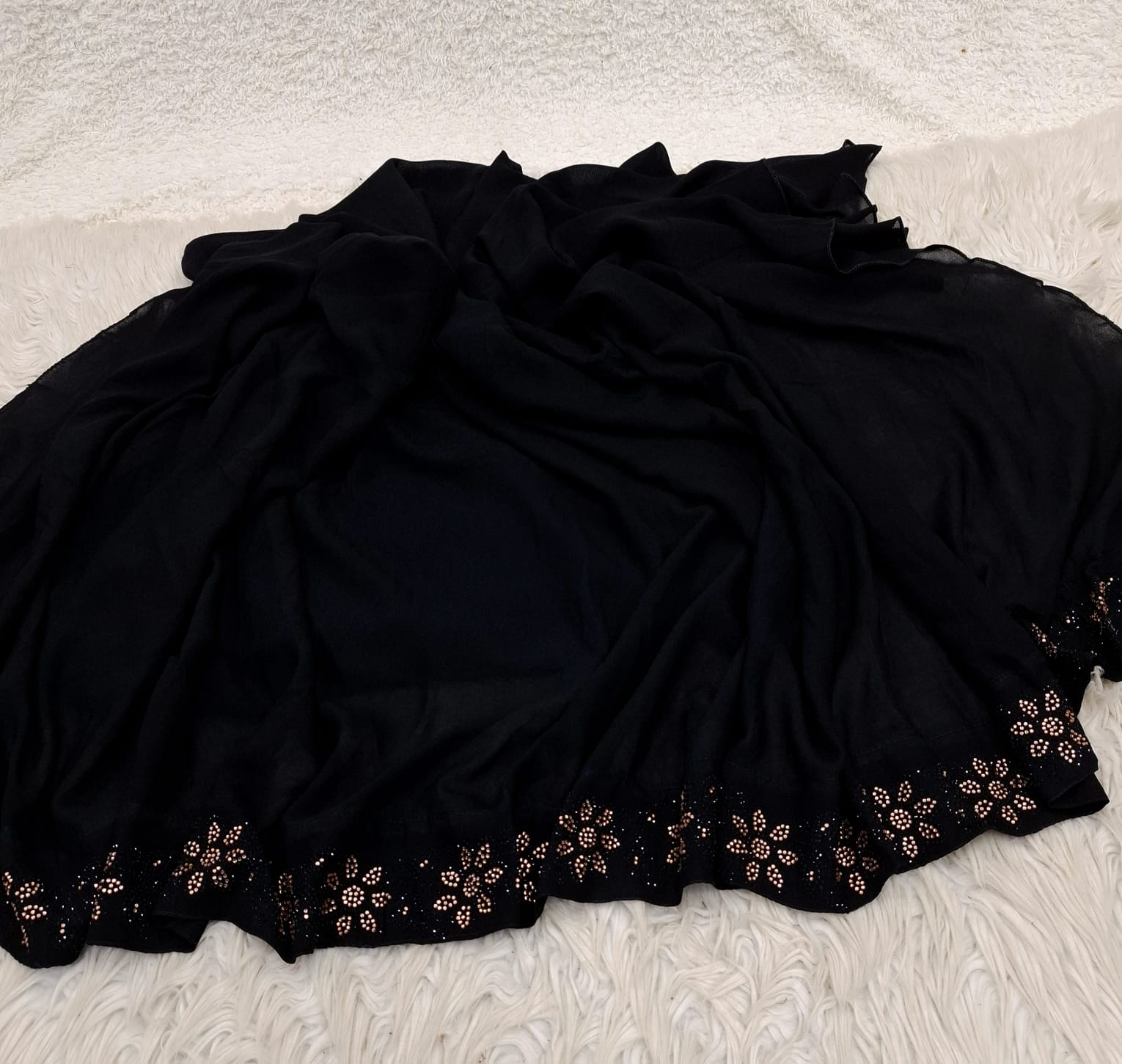 Stone border irani chadar (round)