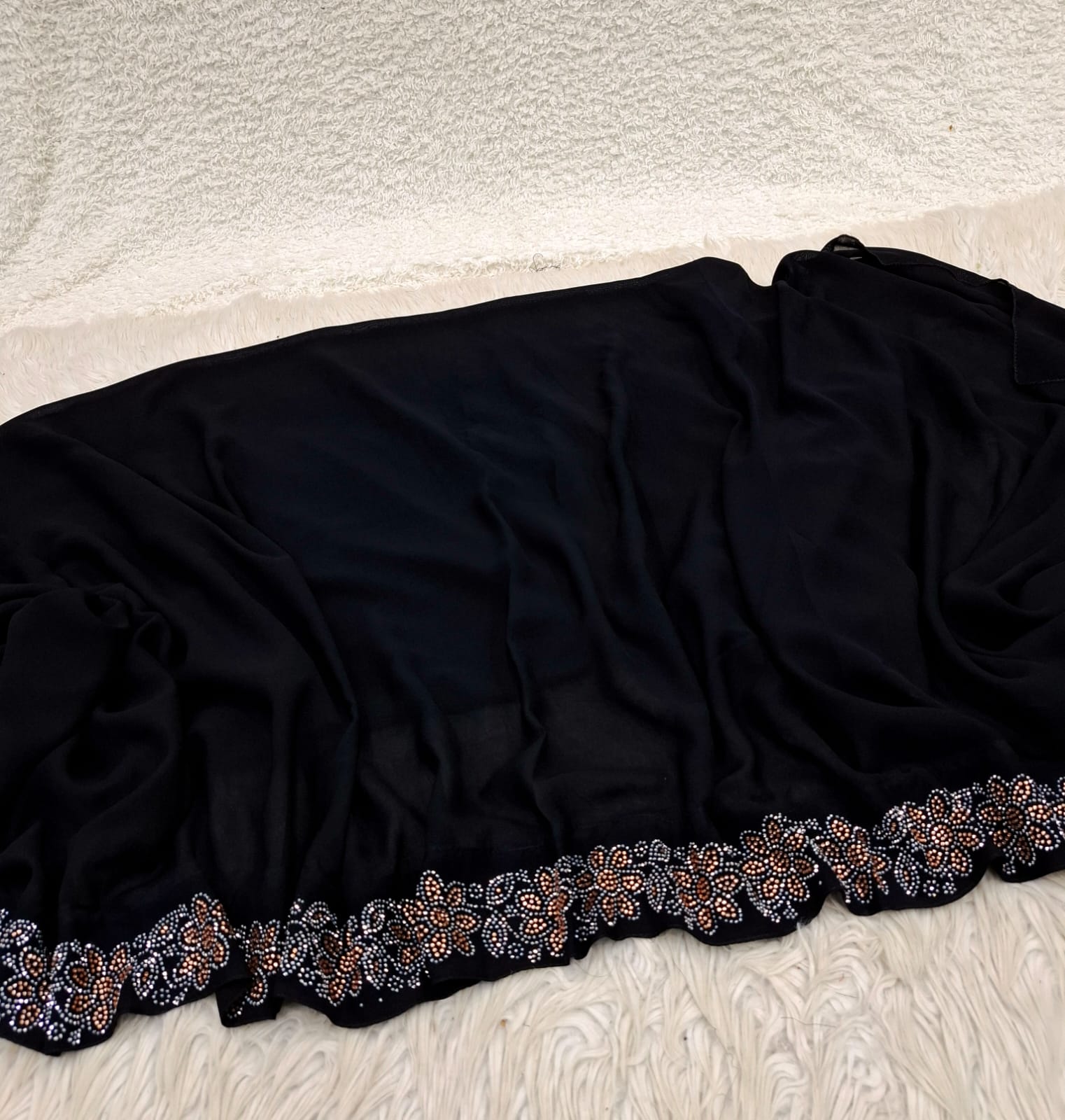 Stone border irani chadar (round)