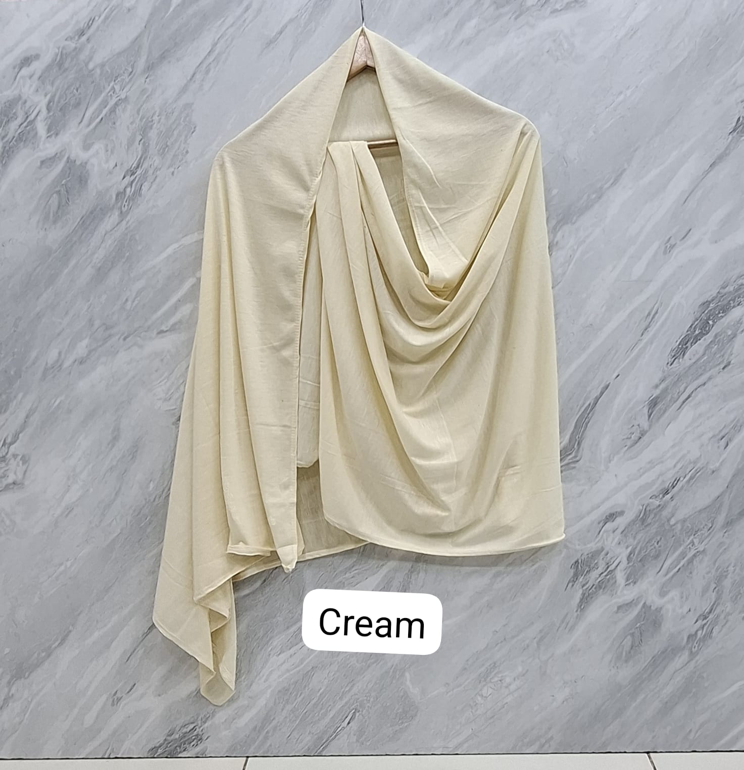 Jersey Scarf Cream