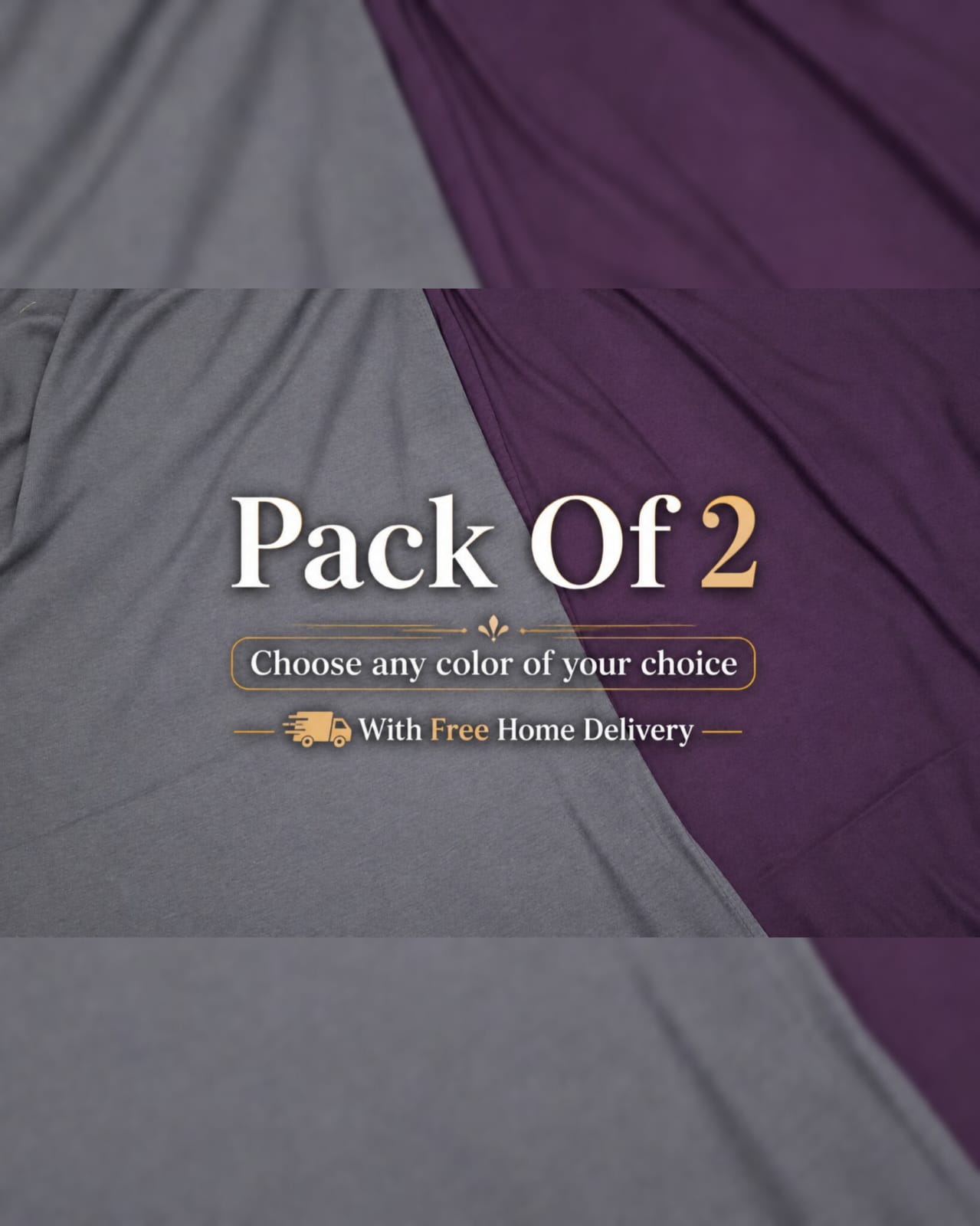 Jersey Scarf Pack Of 2 With Free Home Delivery