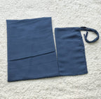 Imported Bubble Georgette Niqab & Scarf Set Pack Of  2