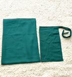 Imported Bubble Georgette Niqab & Scarf Set Pack Of  2