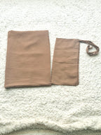 Imported Bubble Georgette Niqab & Scarf Set Pack Of  2