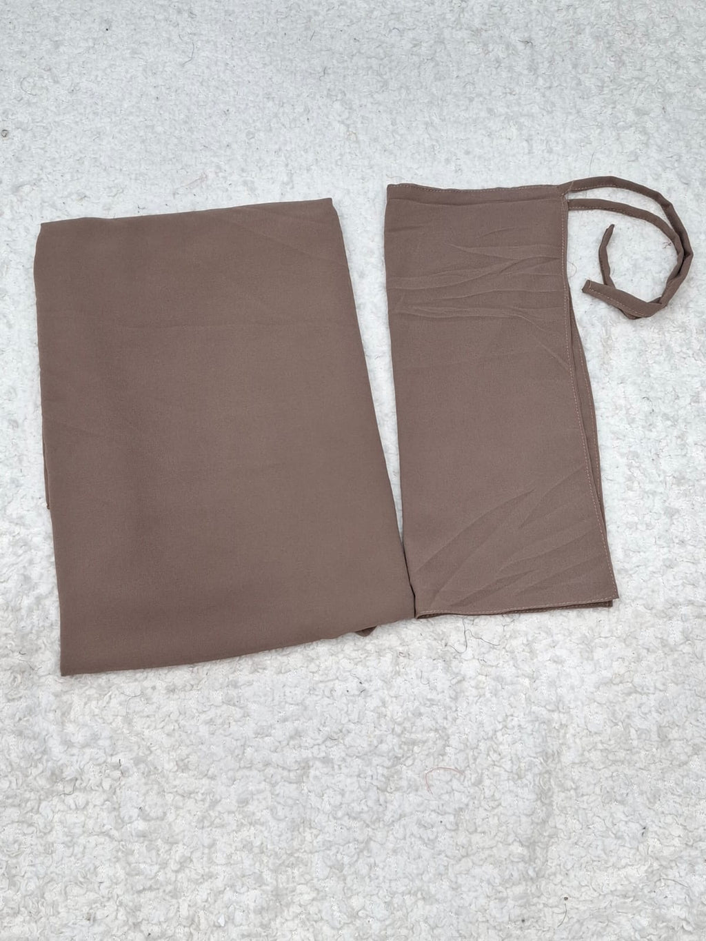 Imported Bubble Georgette Niqab & Scarf Set Pack Of  2