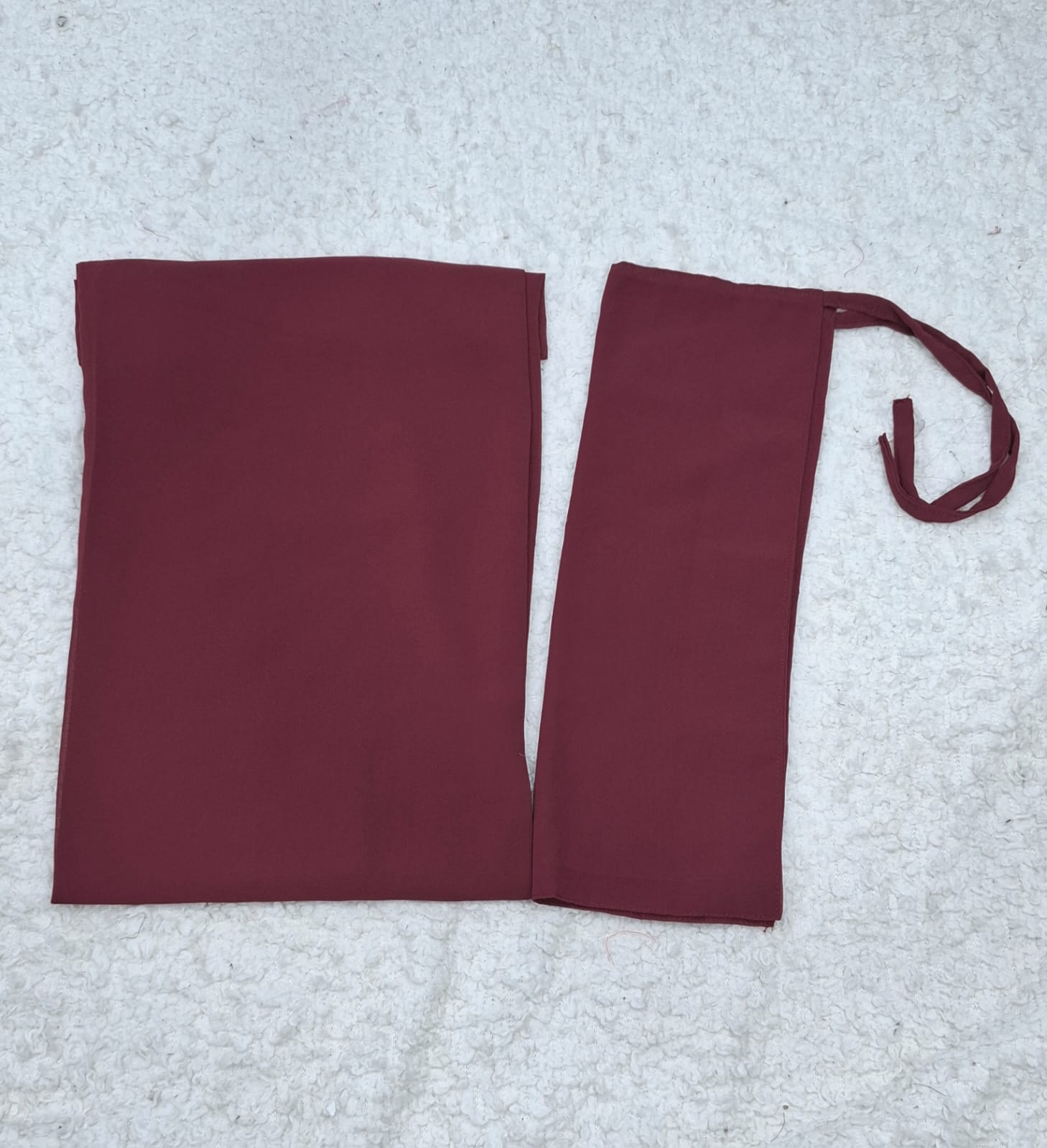 Imported Bubble Georgette Niqab & Scarf Set Pack Of  2