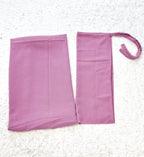 Imported Bubble Georgette Niqab & Scarf Set Pack Of  2