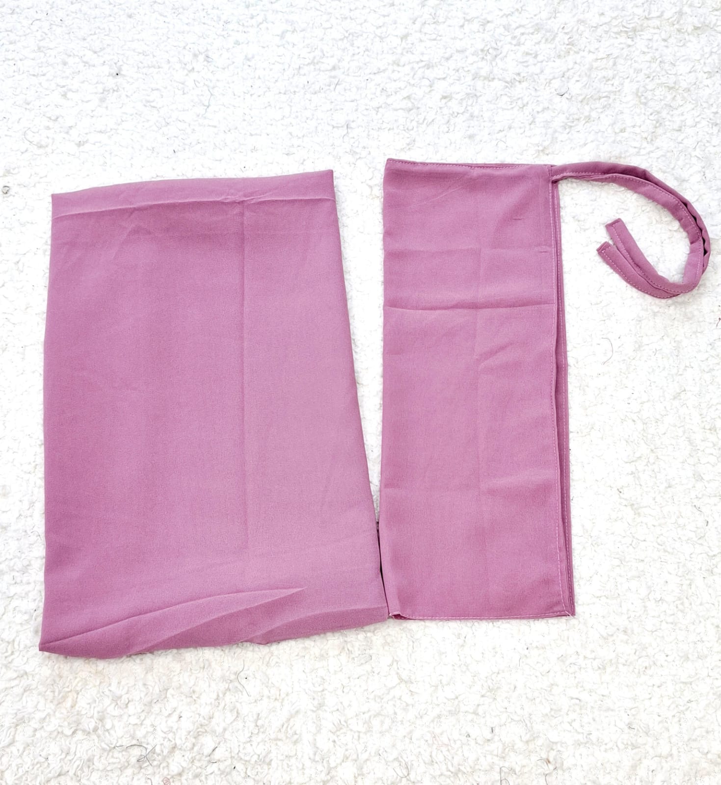 Imported Bubble Georgette Niqab & Scarf Set Pack Of  2