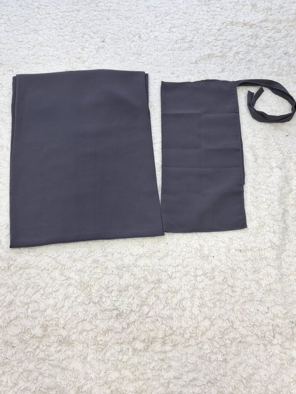 Imported Bubble Georgette Niqab & Scarf Set Pack Of  2